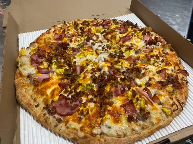 Breakfast Pizza.