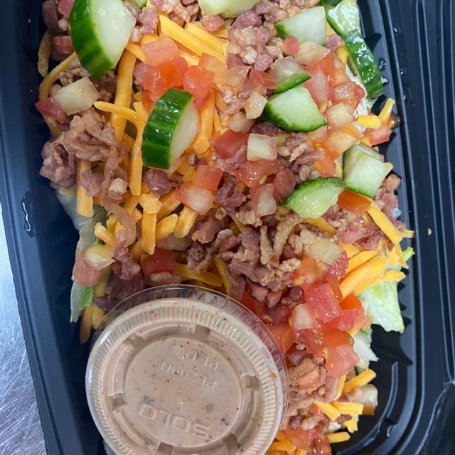 Lunch Sized Salad.