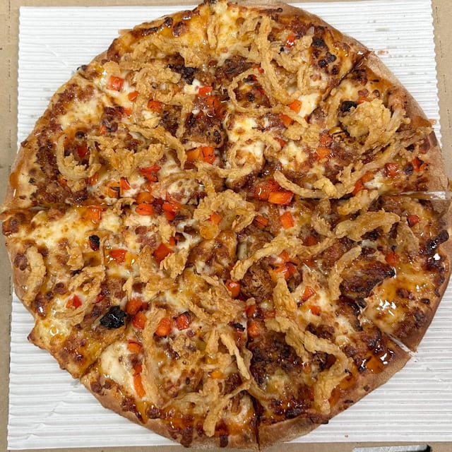 Hot Honey Crisp Pizza.